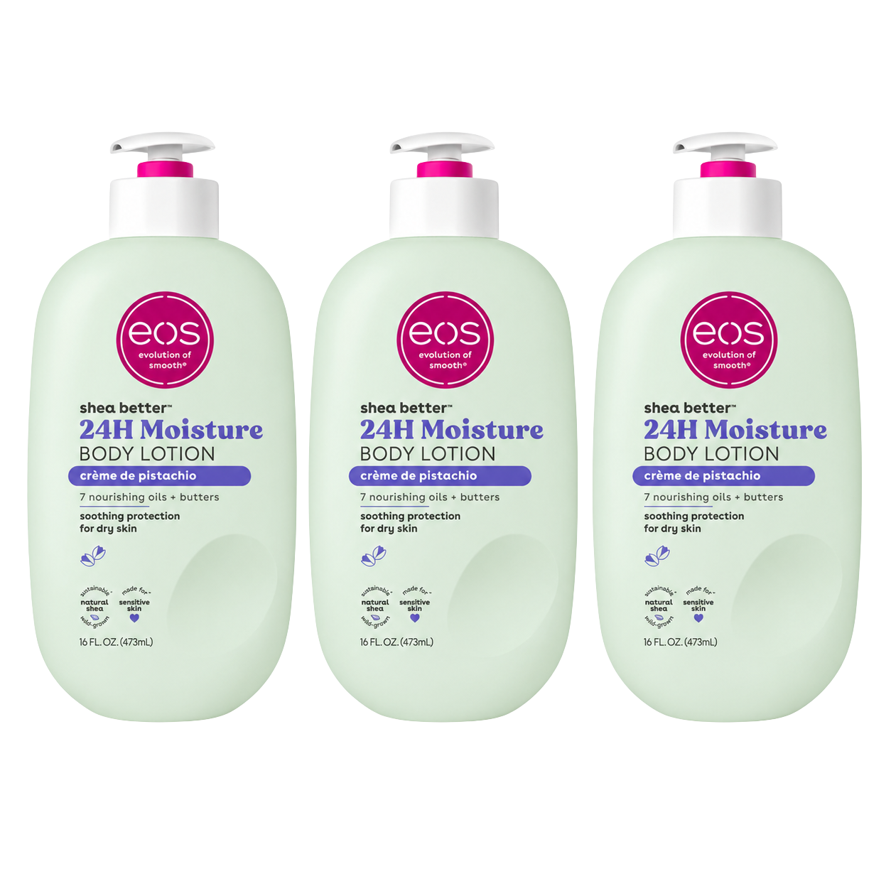 EOS Body Lotion Trio Crème De Pistachio