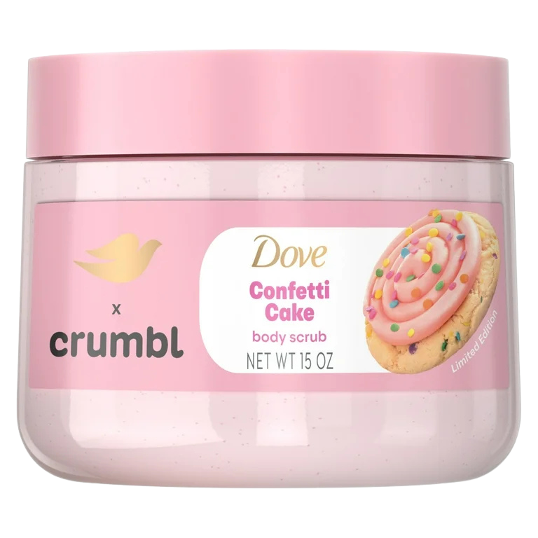 Dove x Crumbl Body Scrub Confetti Cake