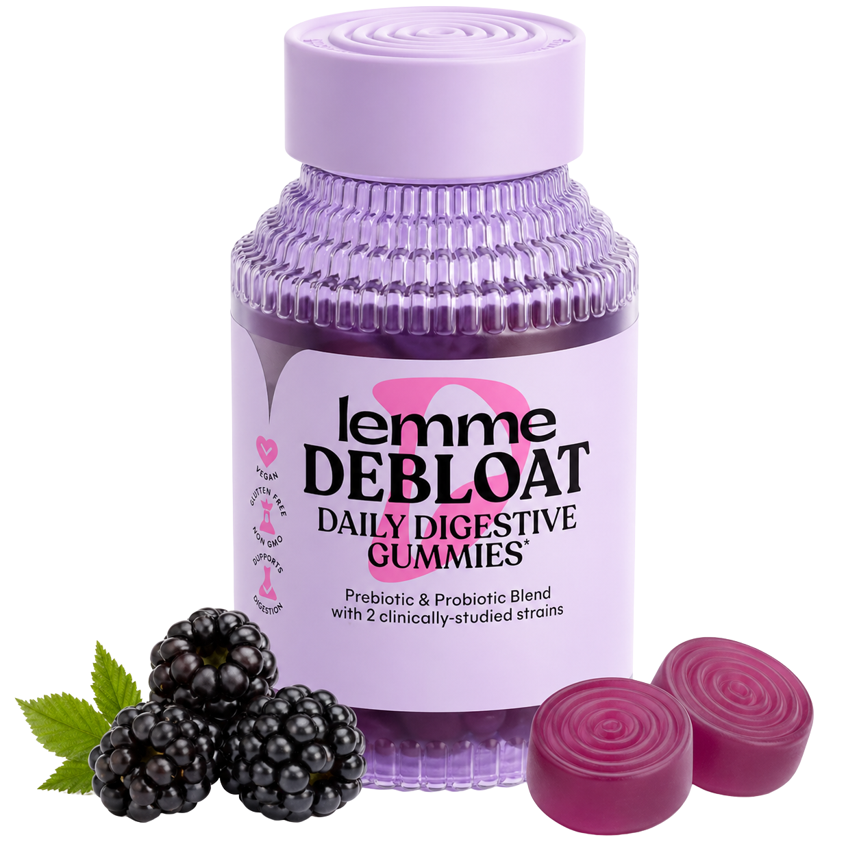 Lemme DEBLOAT Daily Digestive Gummies