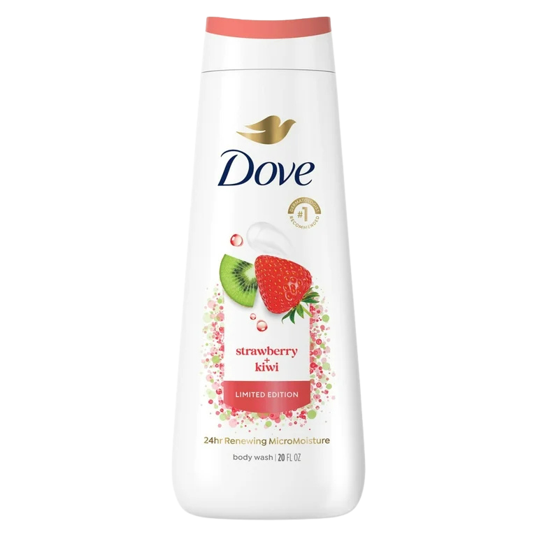 Dove Body Wash Strawberry & Kiwi