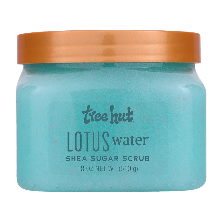 TreeHut Shea Sugar Scrub Lotus Water