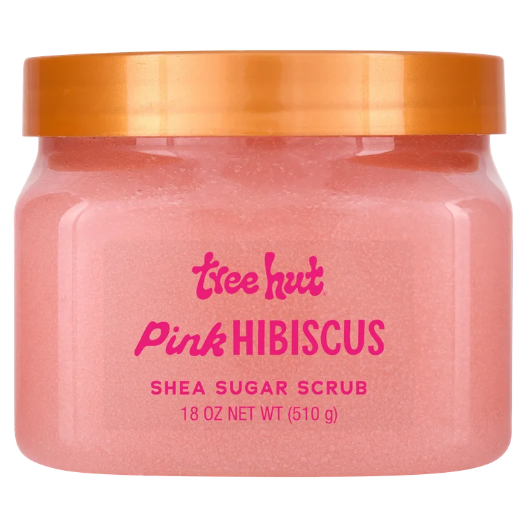 TreeHut Shea Sugar Scrub Pink Hibiscus
