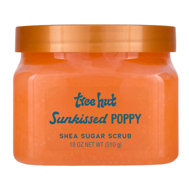 TreeHut Shea Sugar Scrub Sunkissed Poppy