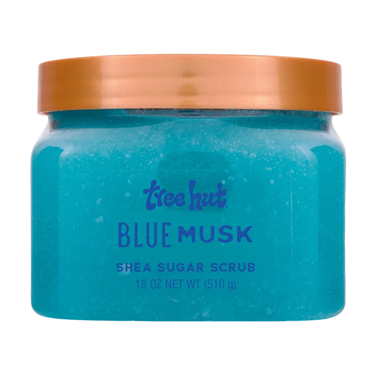 TreeHut Shea Sugar Scrub Blue Musk