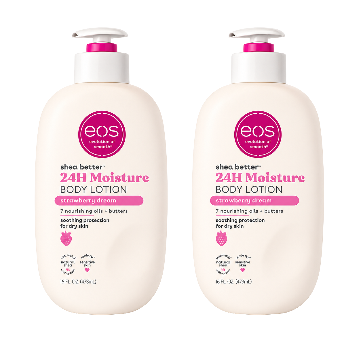 EOS Body Lotion Duo Strawberry Cream