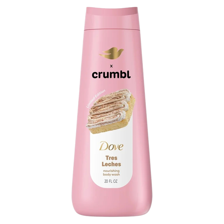 Dove x Crumbl Body Wash Tres Leches